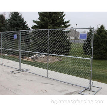 Временна ограда на веригата с висока сигурност